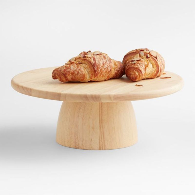 CRATE & BARREL - Tortero Tondo Madera 32 x 32 cm