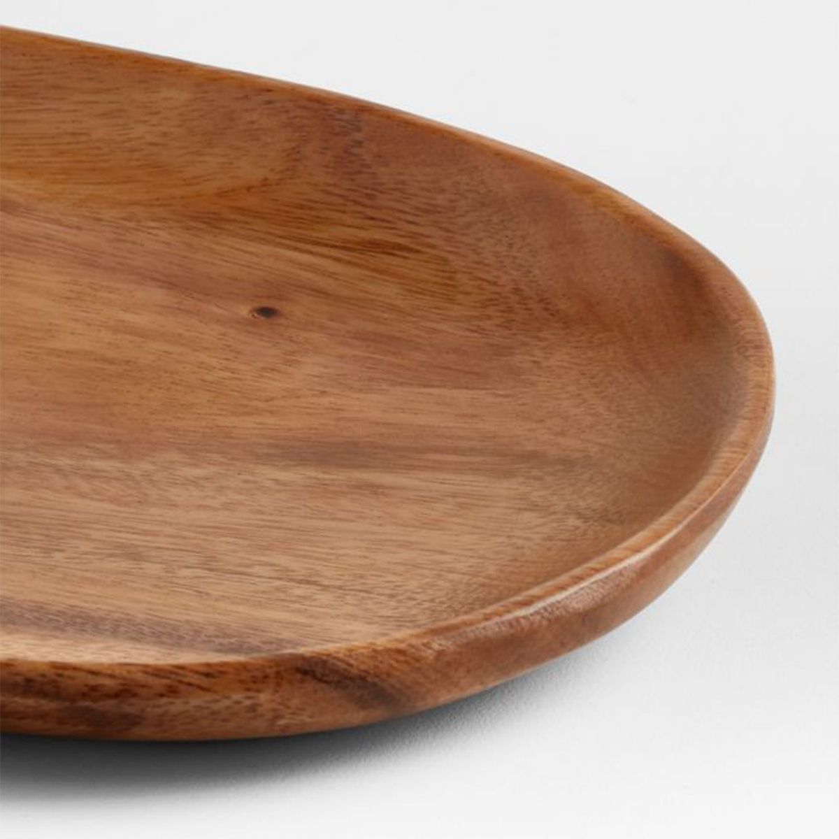 CRATE & BARREL - Bandeja Tondo Madera 23 x 52 cm