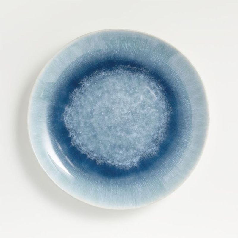 CRATE & BARREL - Plato Principal Caspian Azul 26 cm
