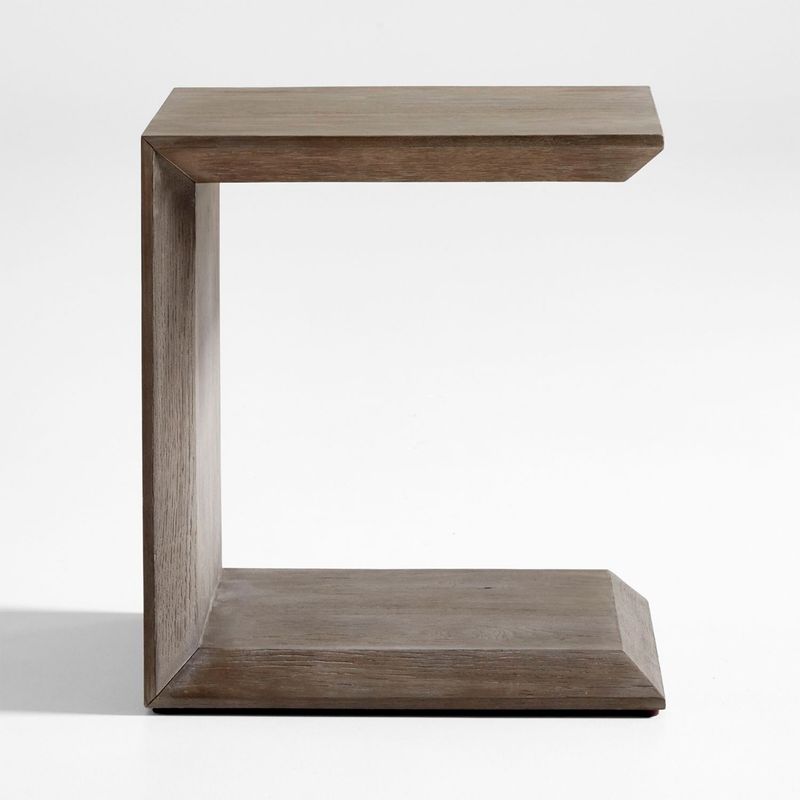 CRATE & BARREL - Mesa auxiliar Baja