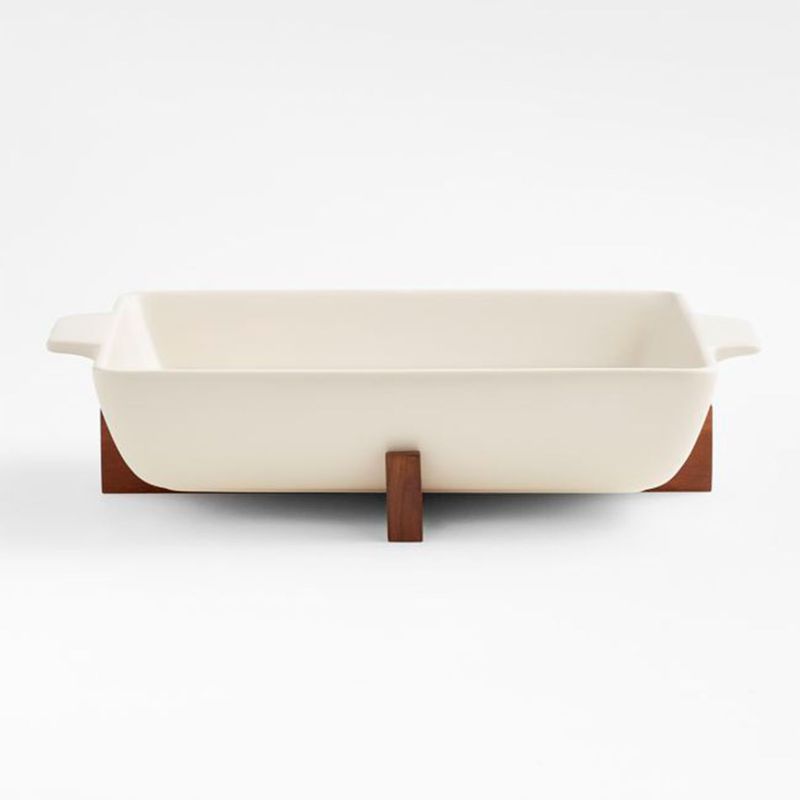 CRATE & BARREL - Refractaria Cerámica 41 x 25 cm