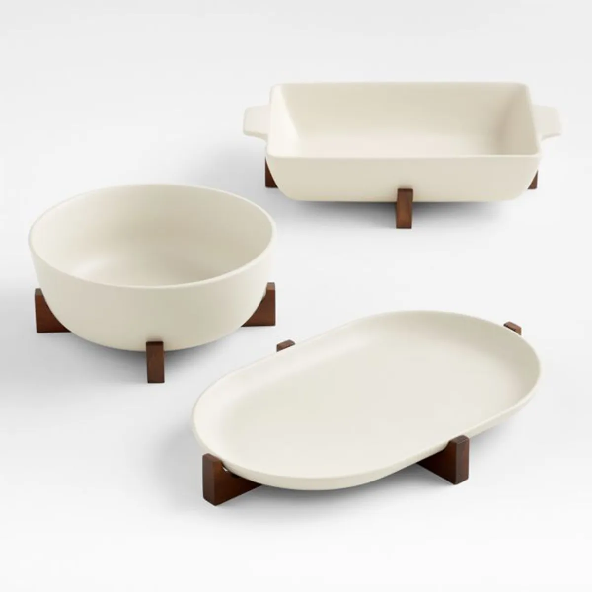 CRATE & BARREL - Bandeja Oven to Table Cerámica 28 x 44 cm
