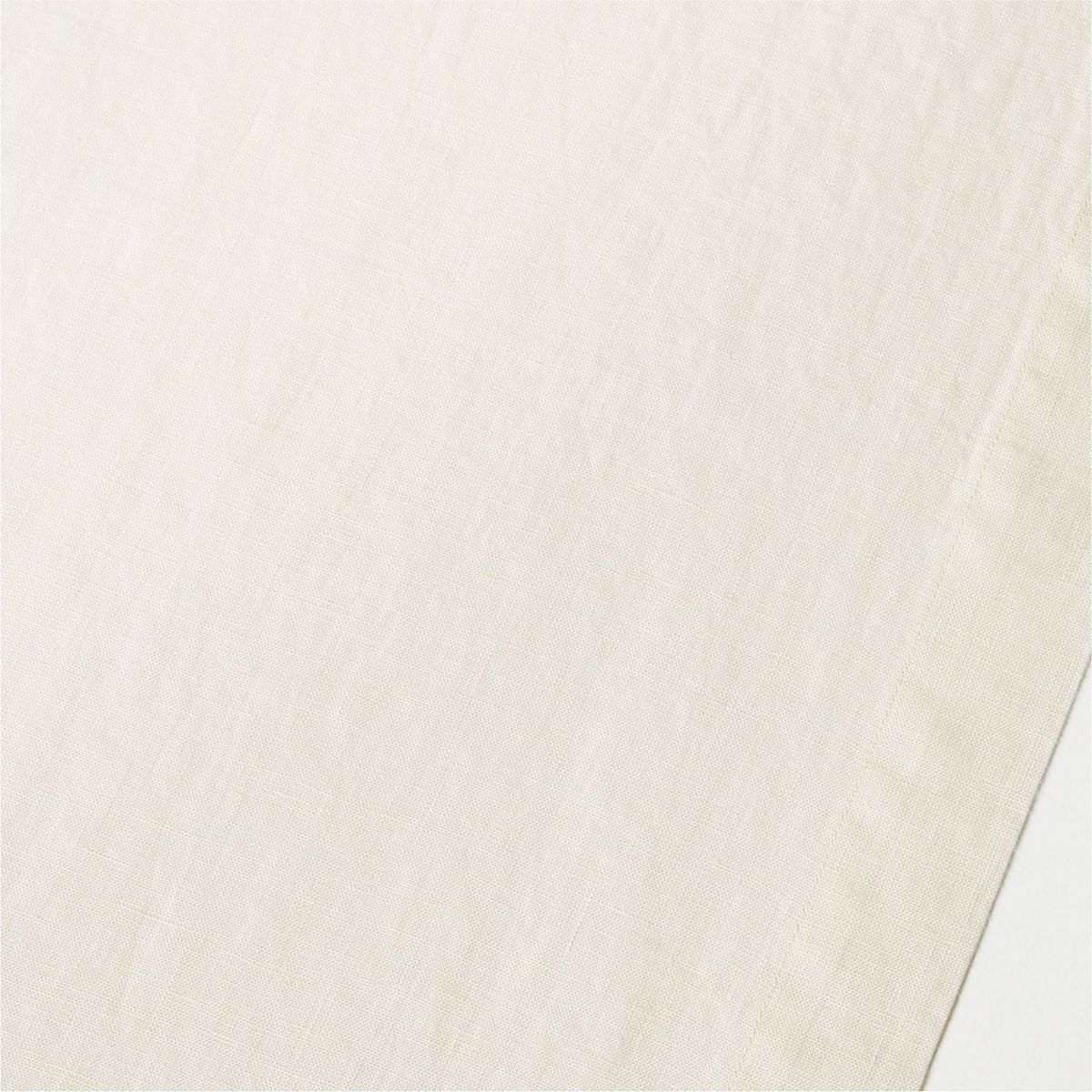 CRATE & BARREL - Caminos de mesa Marin Artic Lino 305 cm x 46 cm