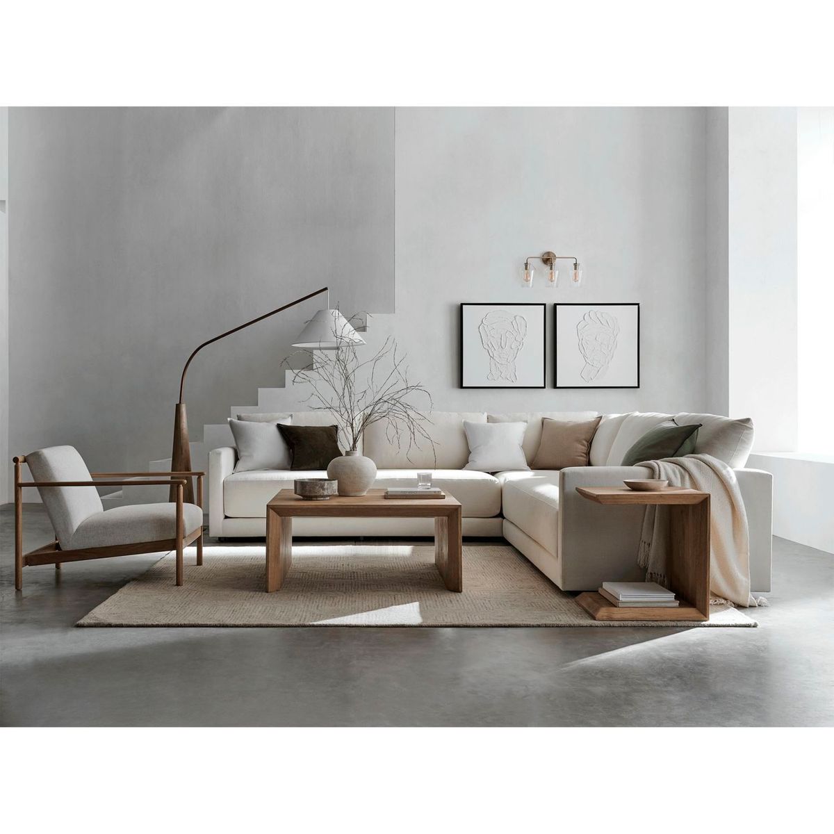 CRATE & BARREL - Poltrona Ojai Lino