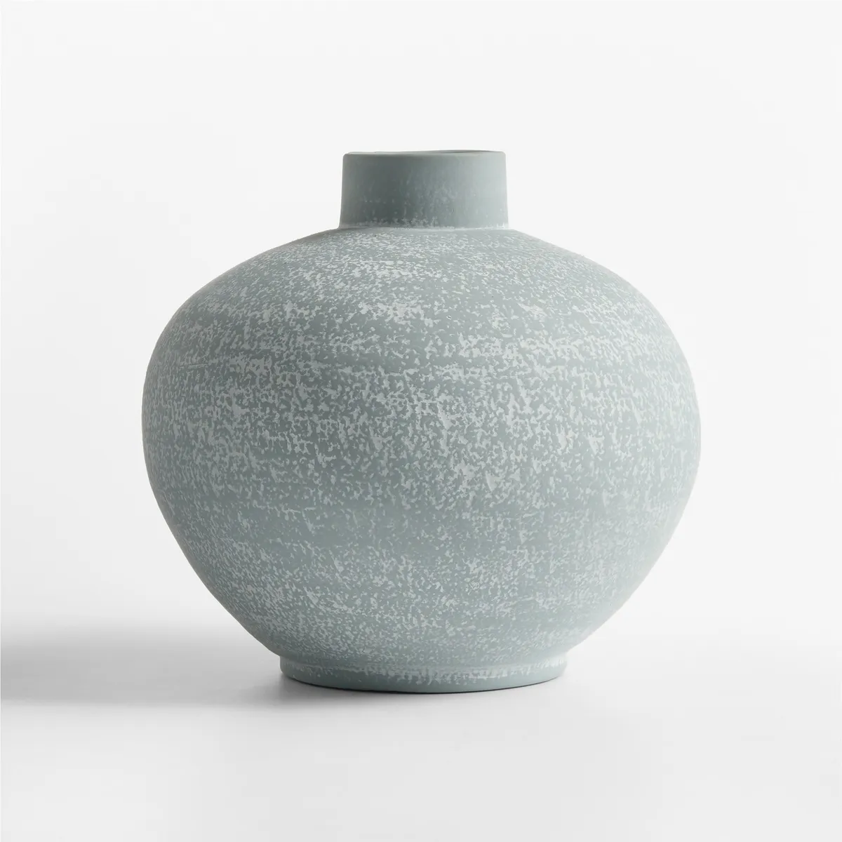 CRATE & BARREL - Jarron Ofelia Redondo Azul 25cm
