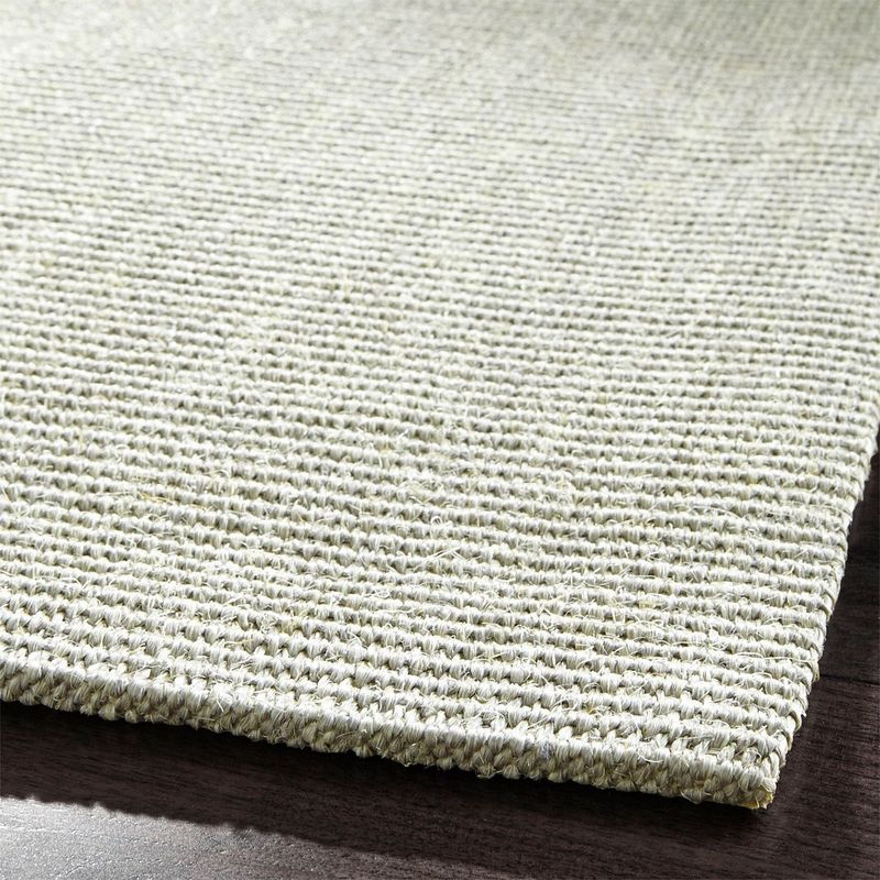 CRATE & BARREL - Alfombra Sisal Gris 152 x 244 cm