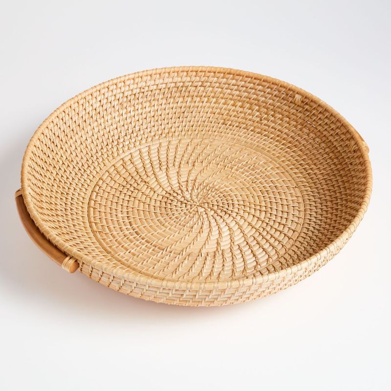 CRATE & BARREL - Bandeja de Servir Artesia Redonda