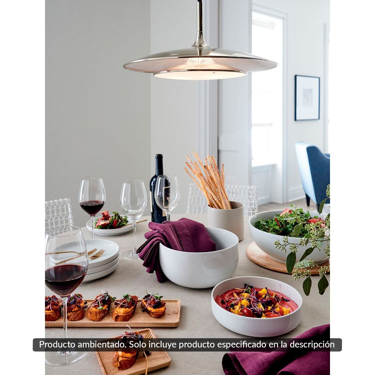 CRATE & BARREL - Copa de Vino Blanco en Vidrio Marin 473 ml