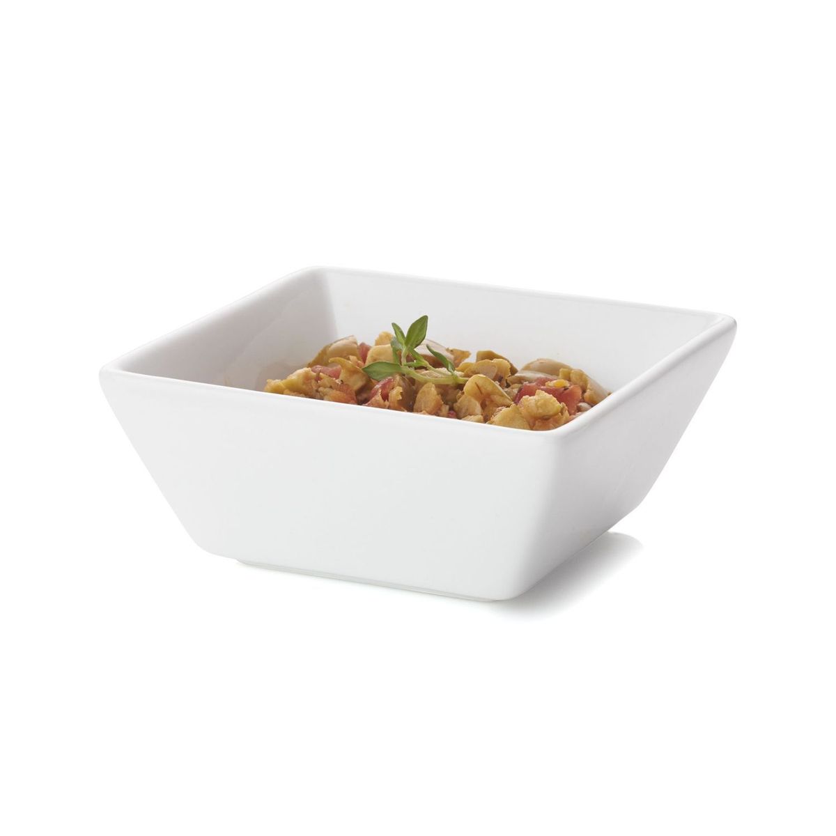 CRATE & BARREL - Bowl de Servir Salsas Cuadrado 8 cm