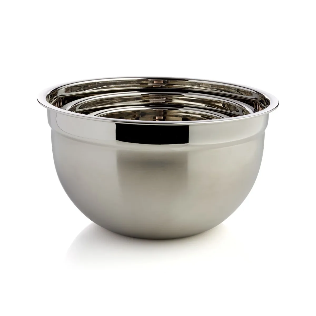 CRATE & BARREL - Bowl  en Acero inoxidable 21 cm x 21 cm