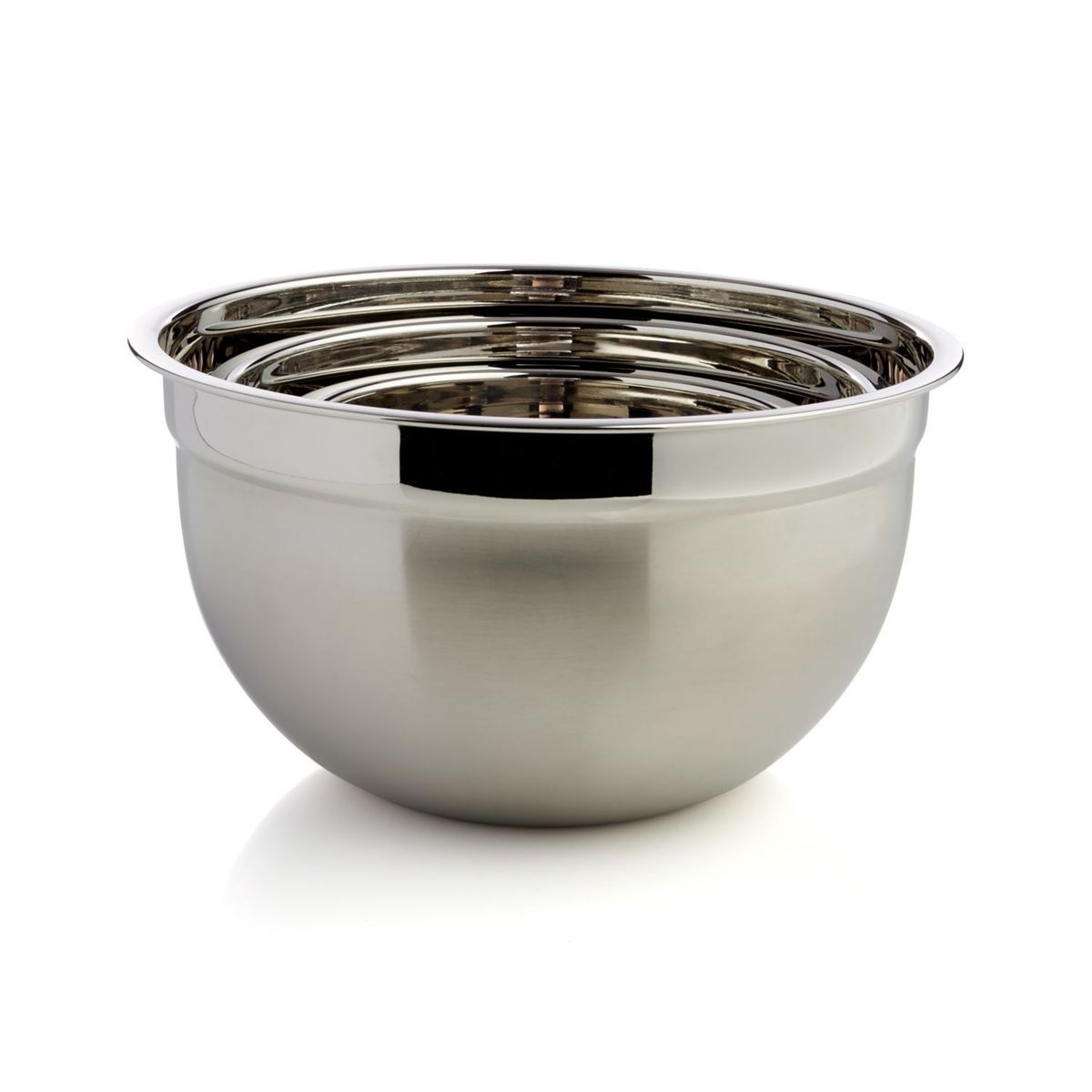 CRATE & BARREL - Bowl  en Acero inoxidable 26 cm x 26 cm