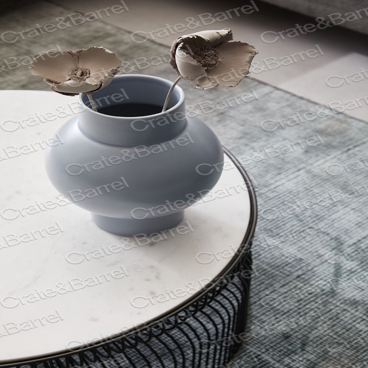 CRATE & BARREL - Top para Mesa de centro Spoke (No incluye Base)