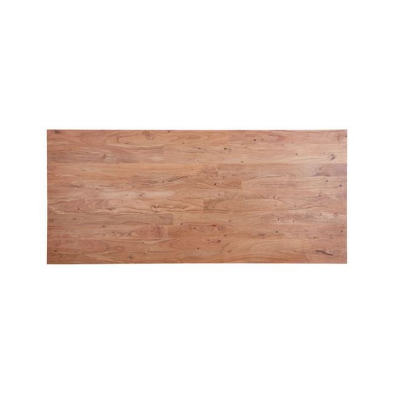 CRATE & BARREL - Top para Mesa de comedor Hayes 8  puestos en Acacia (No incluye Base para Mesa de comedor)