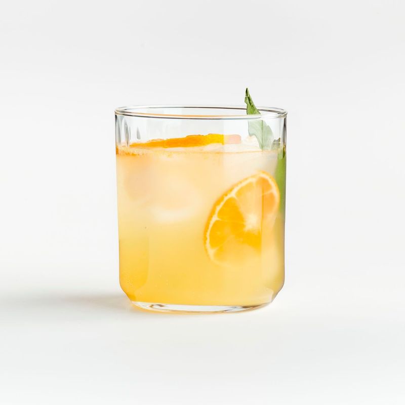 CRATE & BARREL - Vaso corto Felton de Vidrio  10 oz