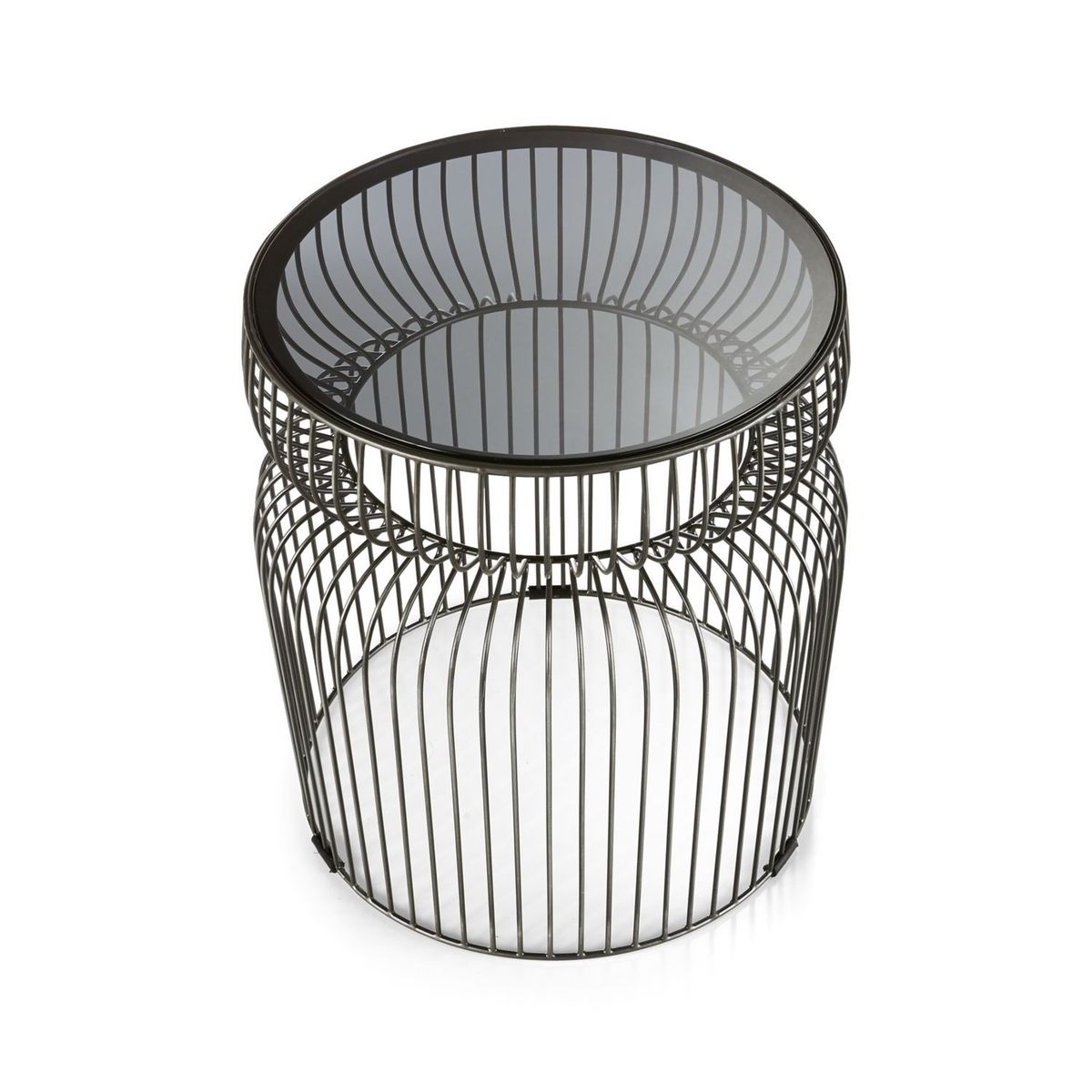 CRATE & BARREL - Base para Mesa auxiliar Spoke (No incluye Top)