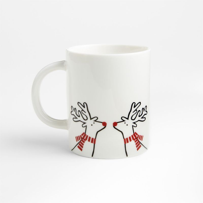 CRATE & BARREL - Mug Gres Arctic Friend Reno 10 cm 12.06cm x 10.16cm