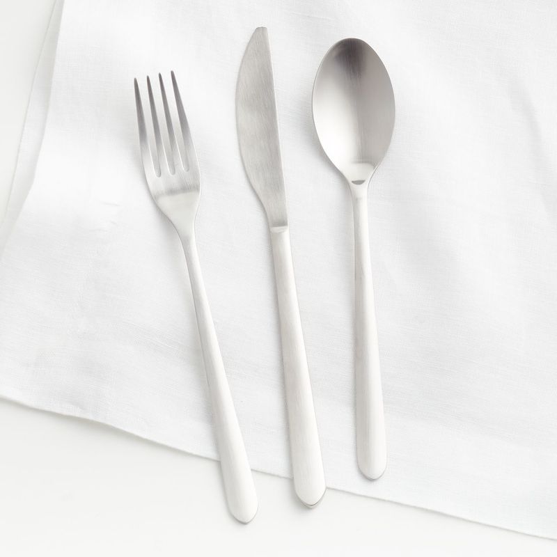 CRATE & BARREL - Cubiertos Jasper de 12 Puesto (36 Piezas)