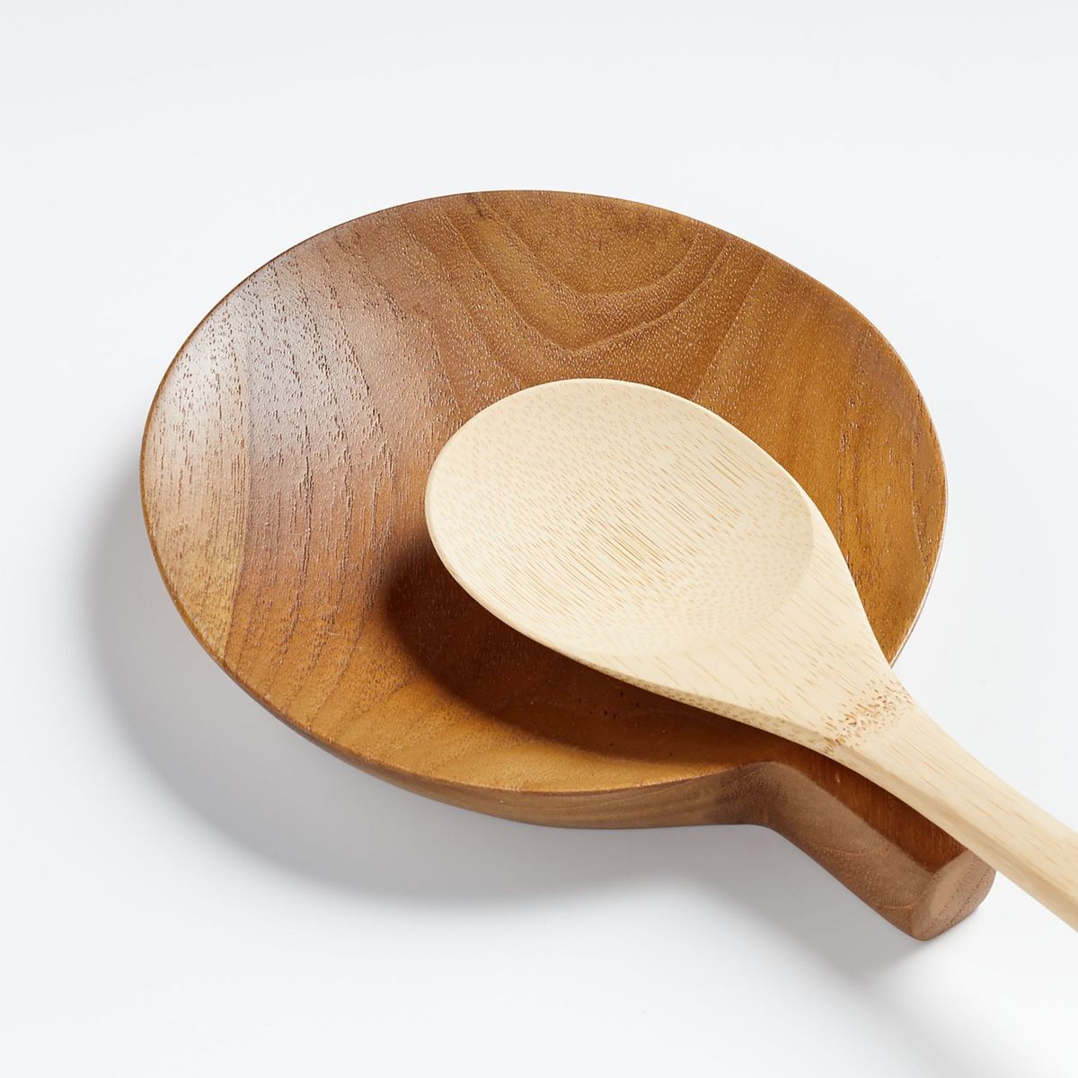 CRATE & BARREL - Posa Cuchara en Madera 14 cm