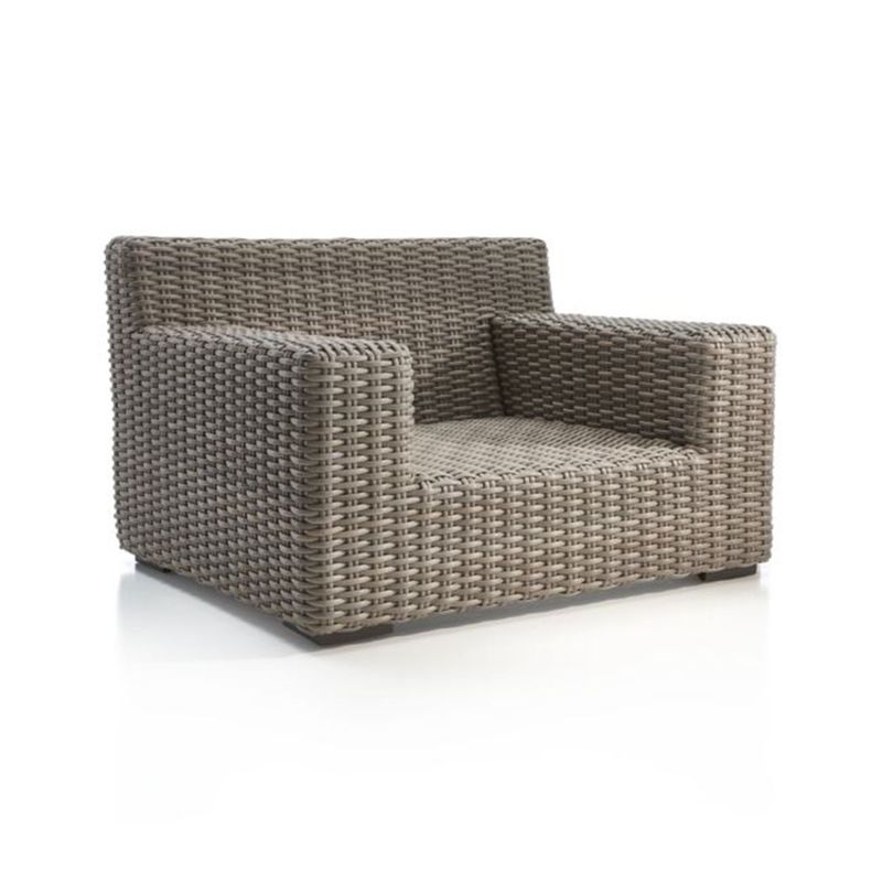 CRATE & BARREL - Sillon Abaco para exteriores P1 (No incluye cojin)