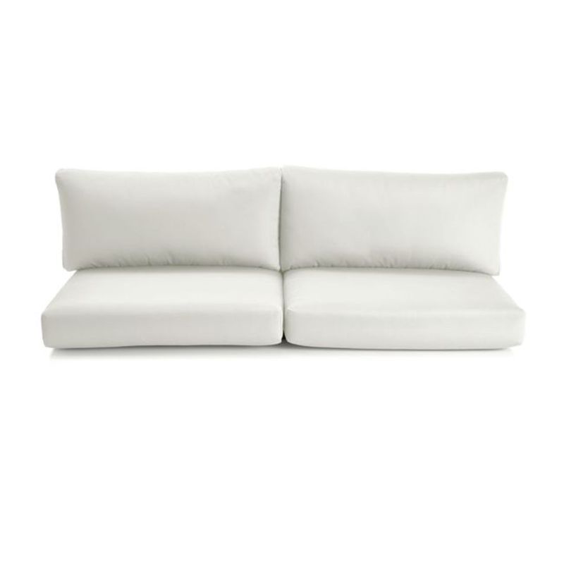 CRATE & BARREL - Cojin para sofá Abaco blanco setx4