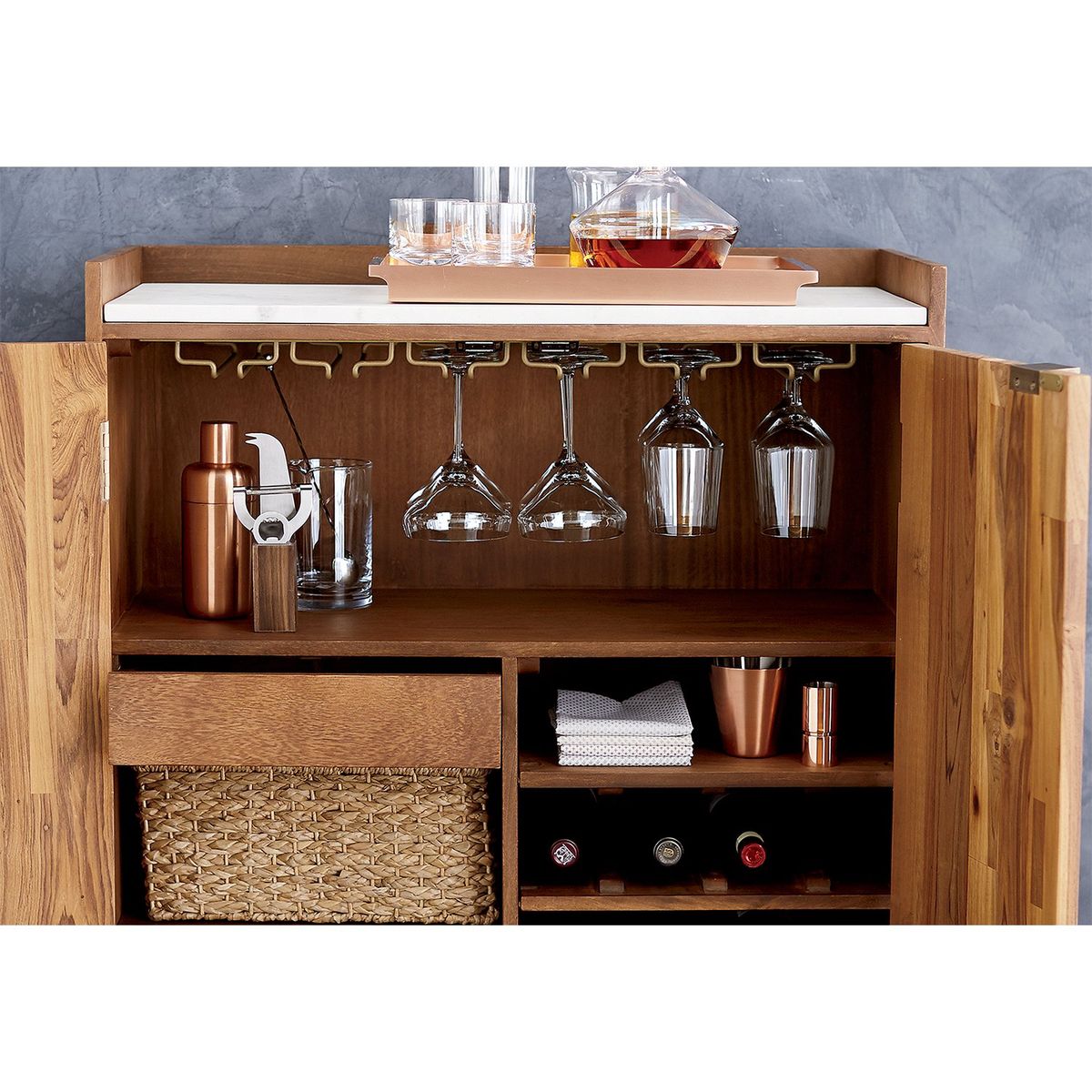 CRATE & BARREL - Top para bar Cantina P1  (No incluye bar base)