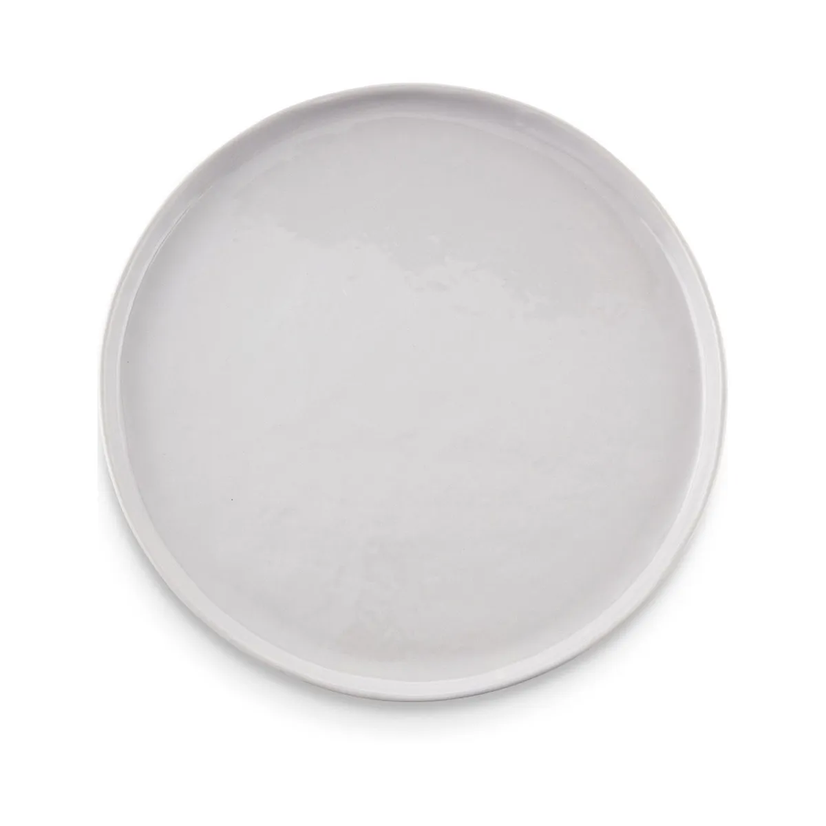 CRATE & BARREL - Plato principal Mercer Grey en Porcelana 28 cm x 2 cm