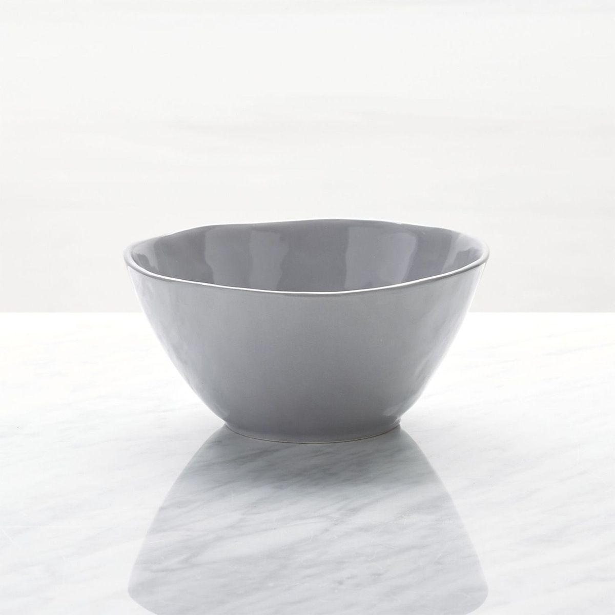 CRATE & BARREL - Bowl Mercer Grey en Porcelana 16 cm x 8 cm