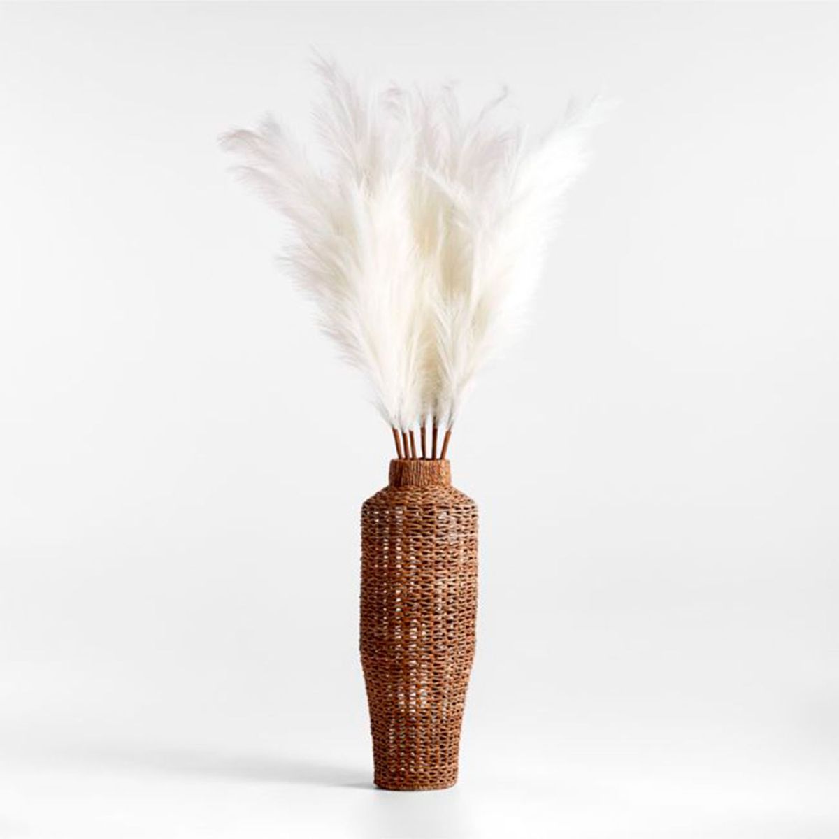 CRATE & BARREL - Rama artificial Pampas Grass en Poliéster 183 cm x 8 cm 