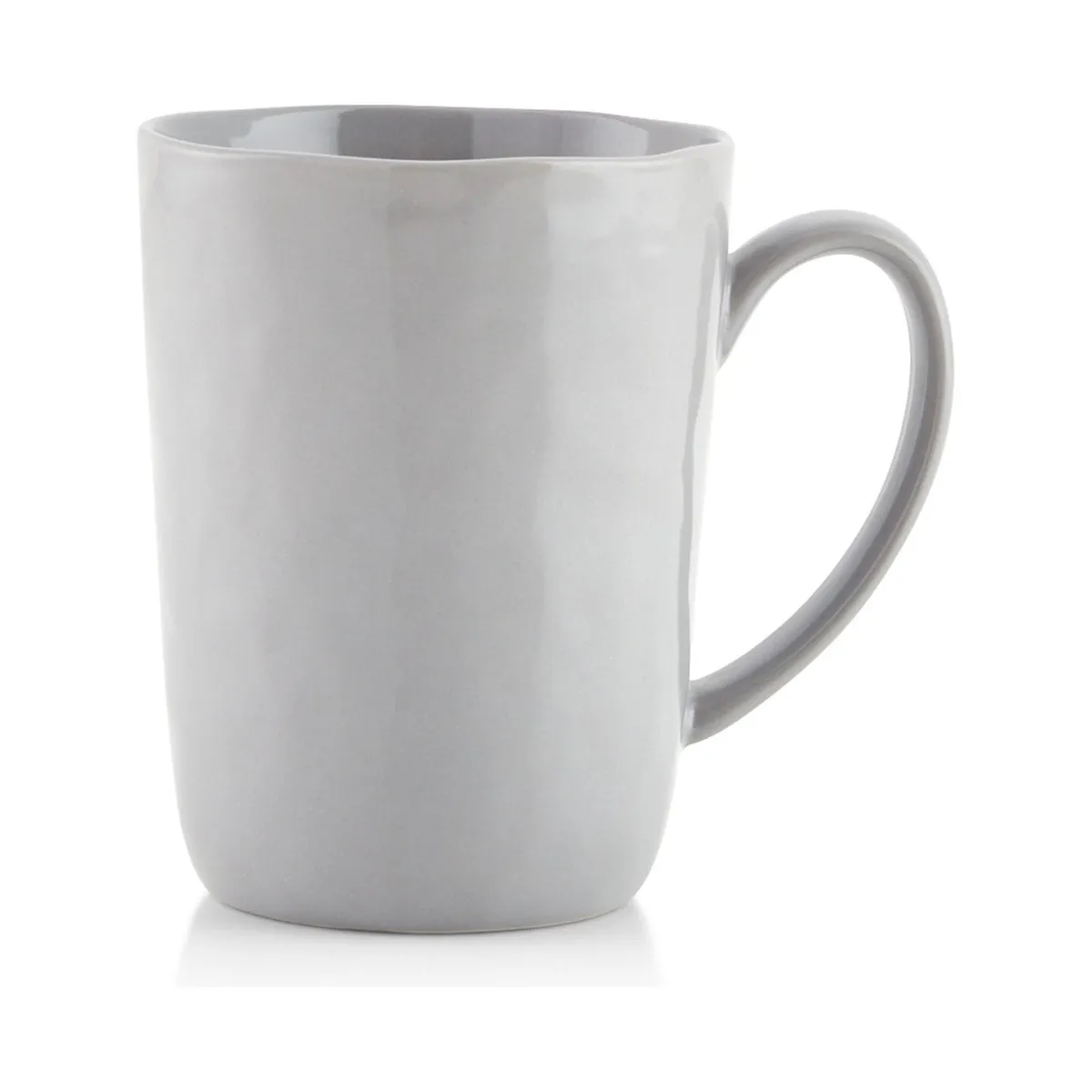 CRATE & BARREL - Mug Mercer Grey en Porcelana 11 cm x 9 cm