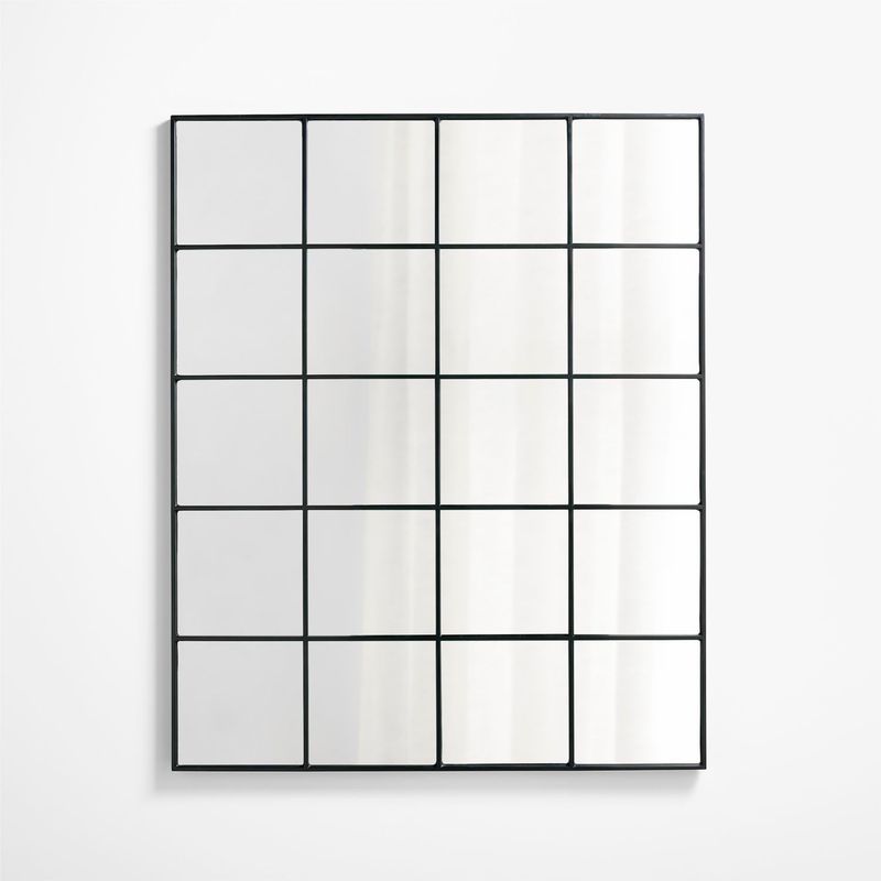 Crate & Barrel - Espejo de Pared Bridget Rectangular 140 x 114 cm