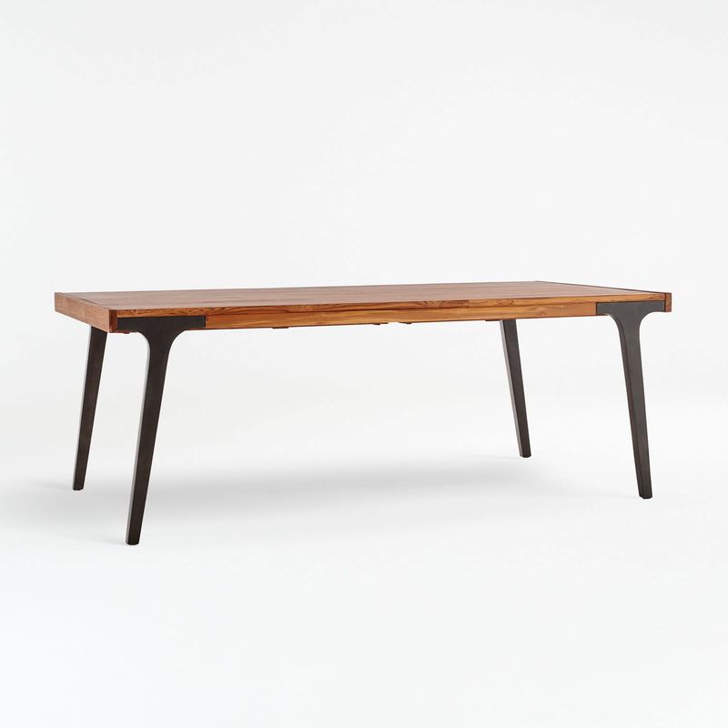 CRATE & BARREL - Mesa de comedor Extensible Lakin 8  puestos en Madera