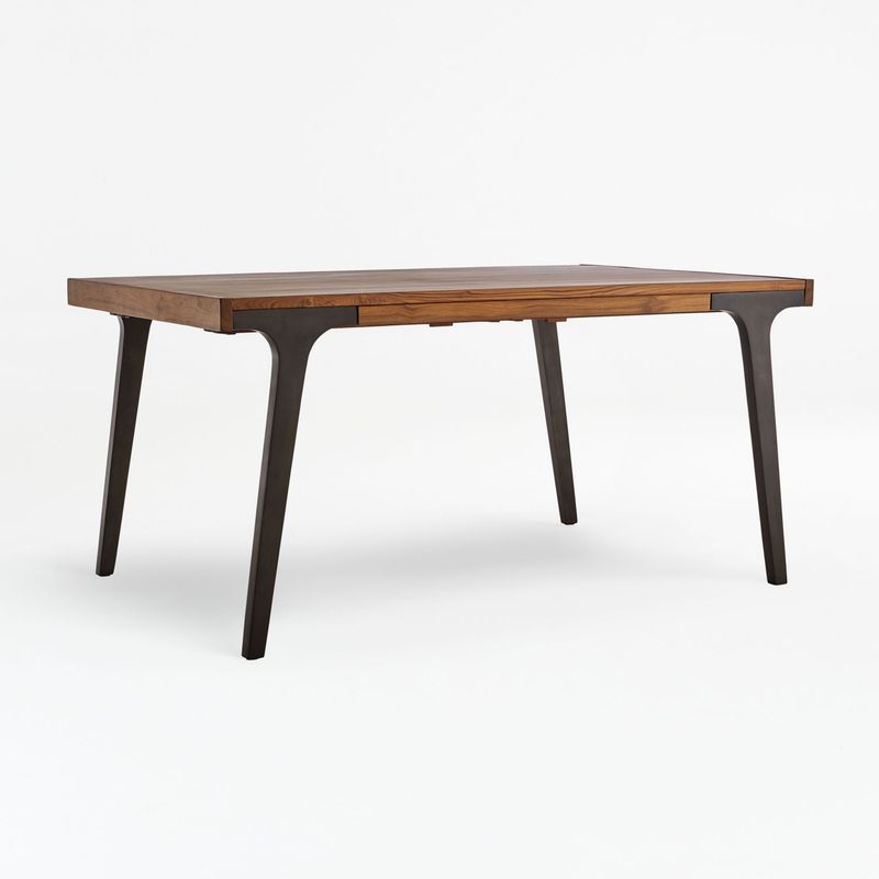 CRATE & BARREL - Mesa de comedor Extensible Lakin 8  puestos en Madera