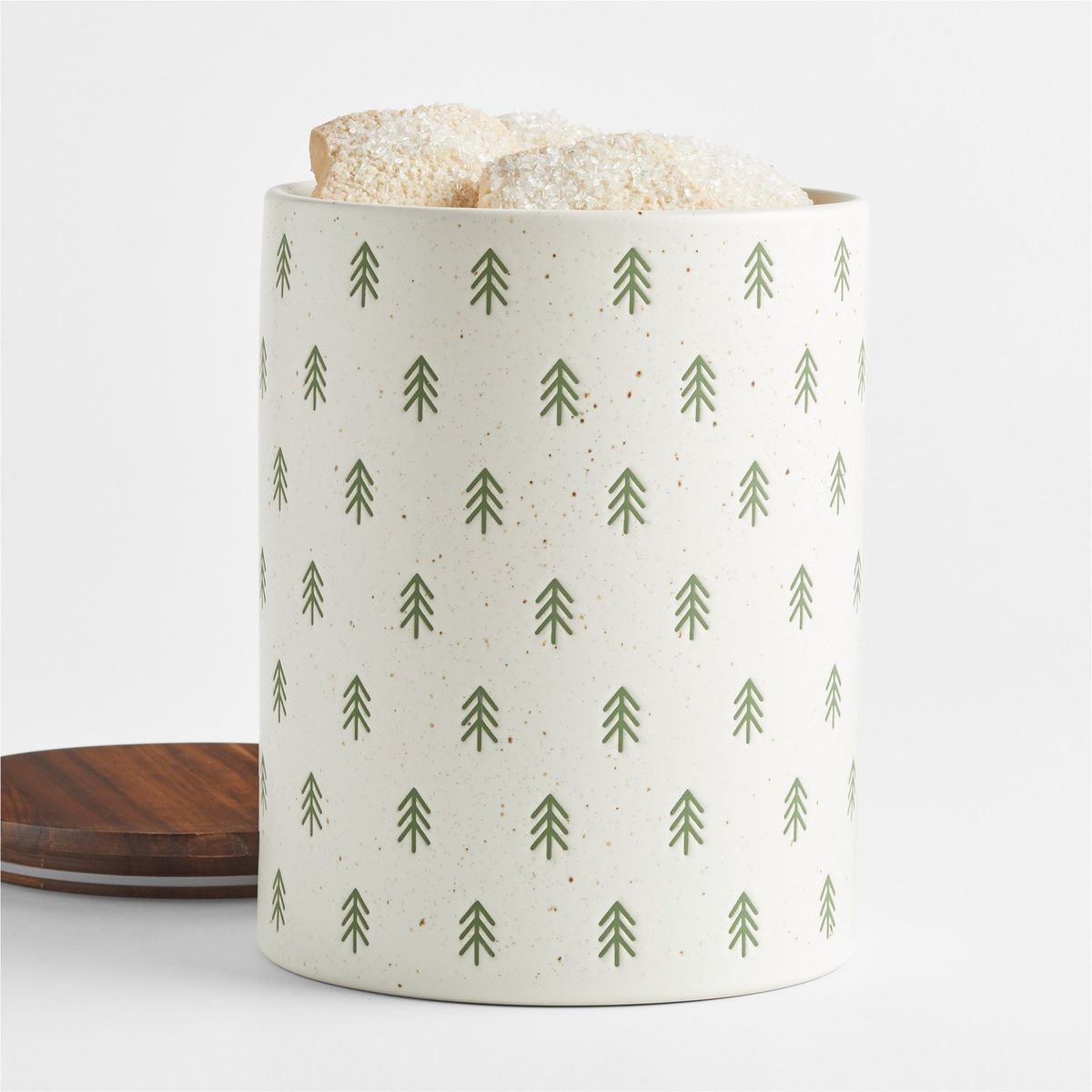 CRATE & BARREL - Contenedor 470634 Gres 19 x 15.2 cm