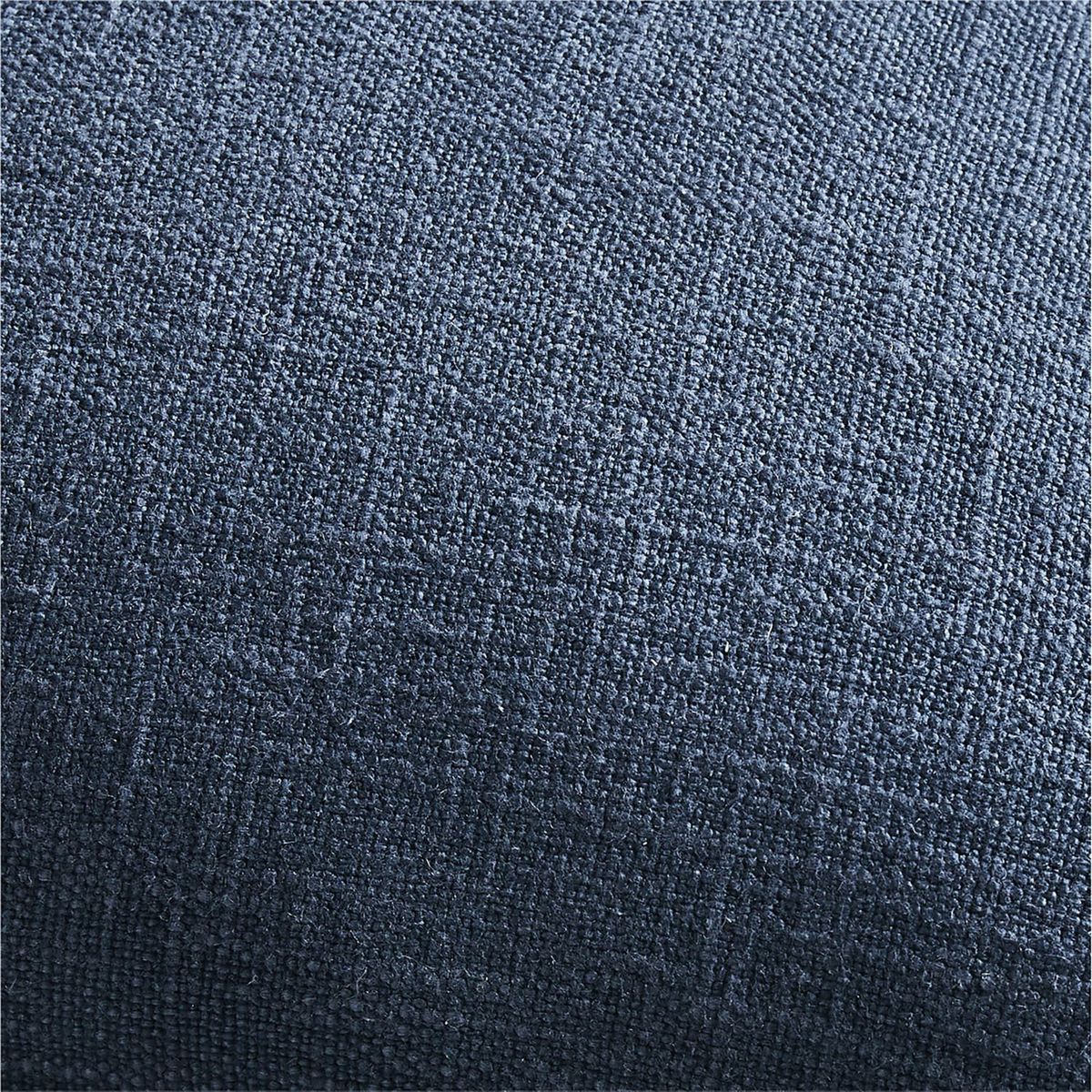 CRATE & BARREL - Funda de cojín Índigo en Lino 51 cm x 51 cm 