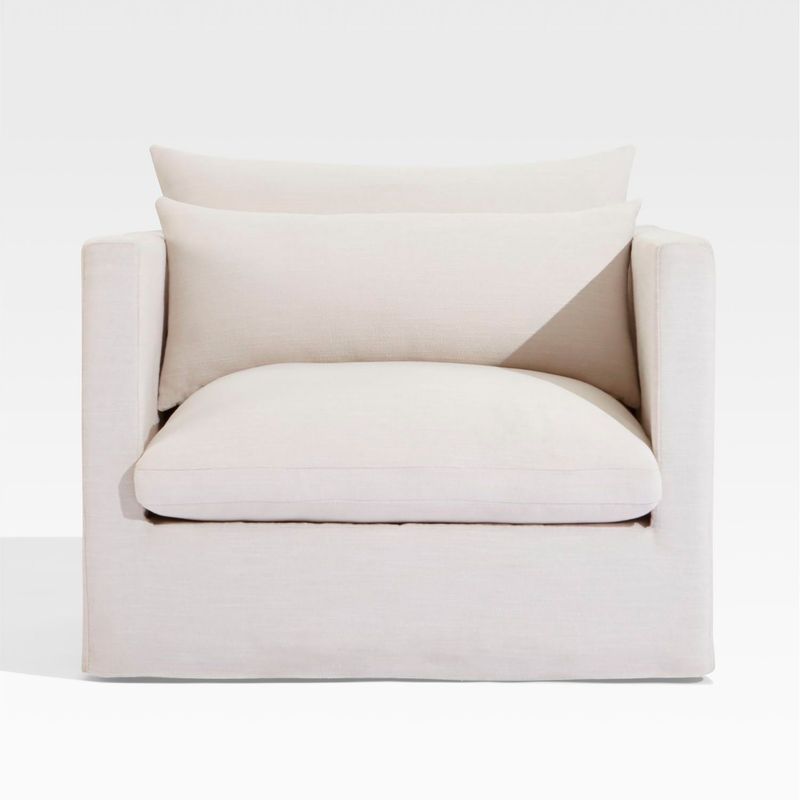 CRATE & BARREL - Poltrona de Terraza Seascape Poliéster