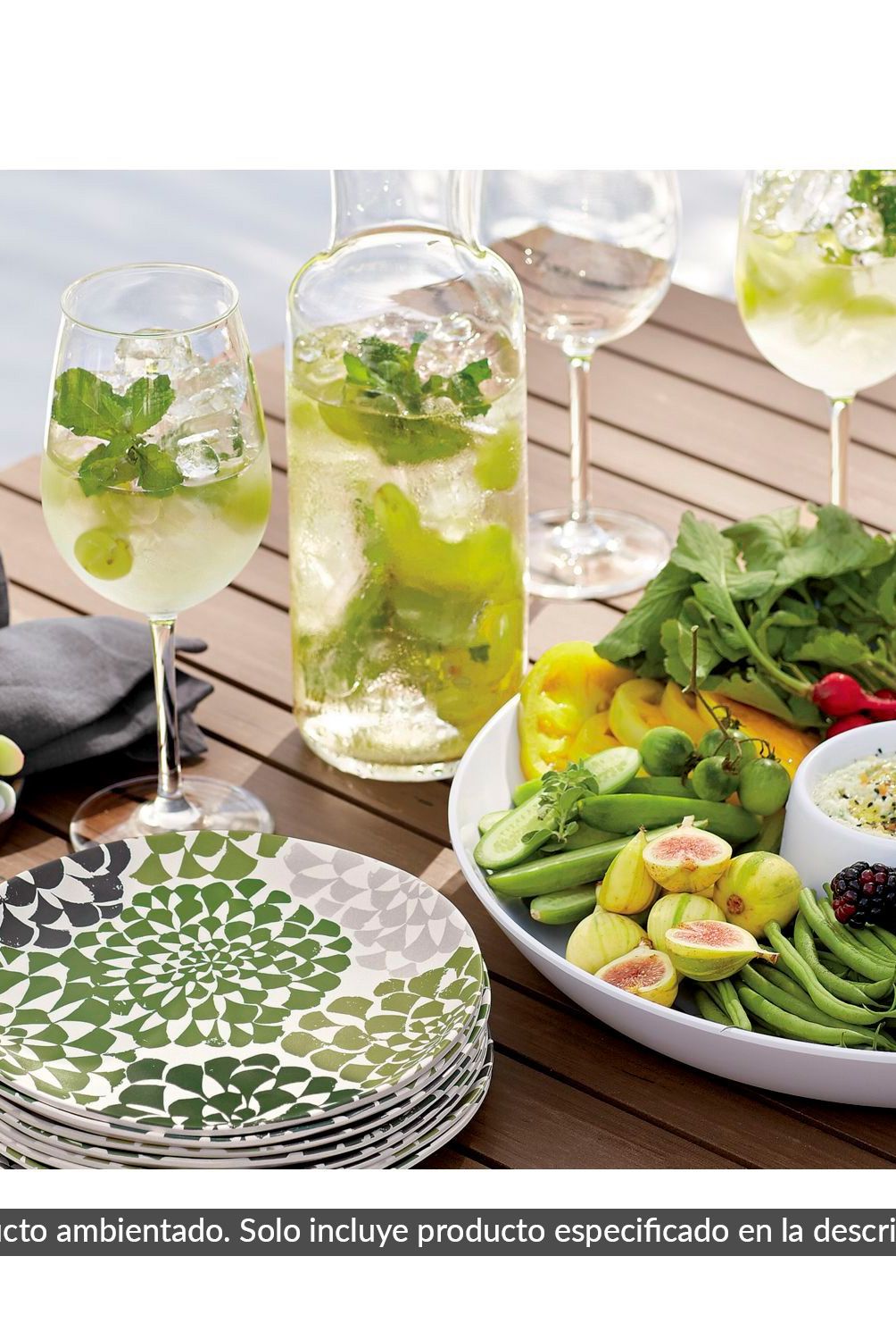 CRATE & BARREL - Jarra Pinch en Vidrio 1 L