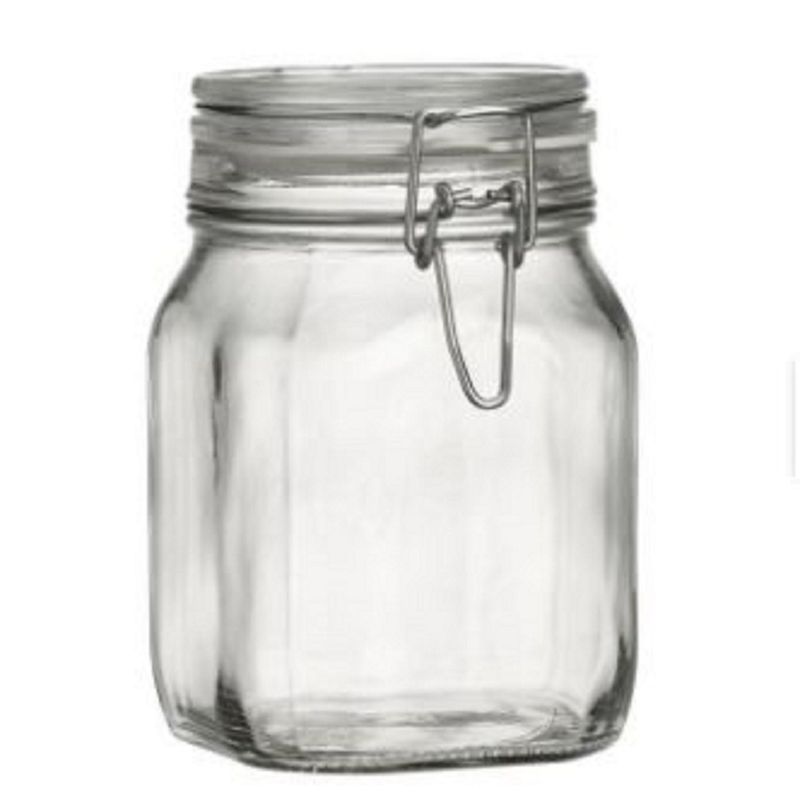 CRATE & BARREL - Frasco 495118 Vidrio Hermetico 10 cm x 10 cm