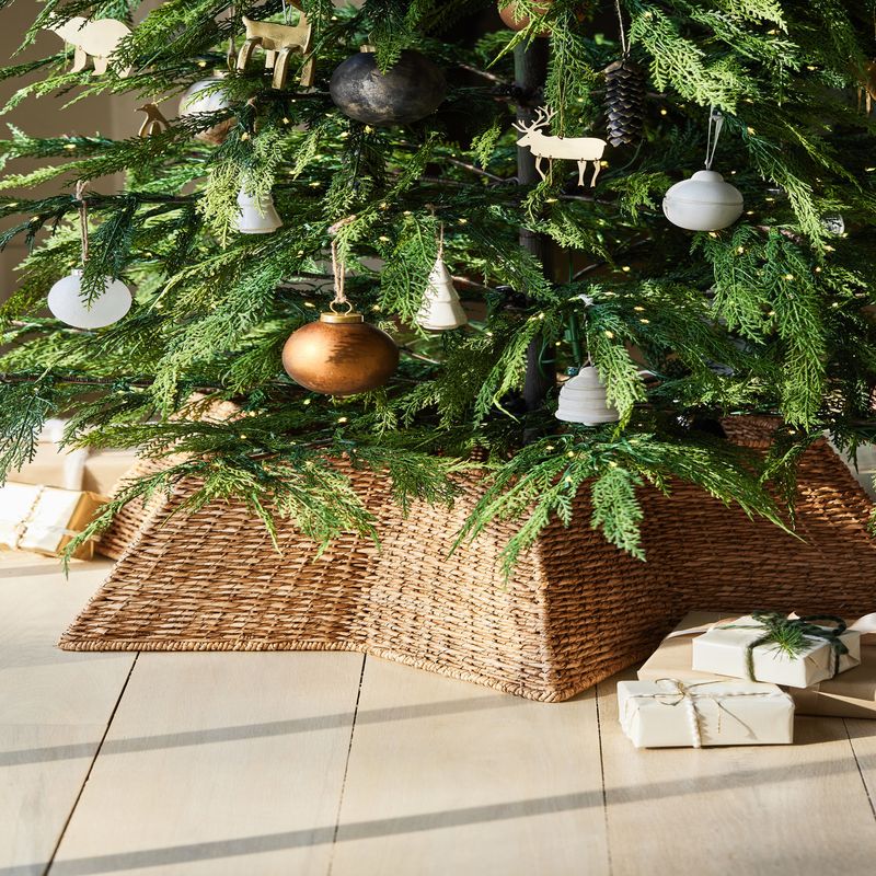 CRATE & BARREL - Collar de árbol de Navidad estrella