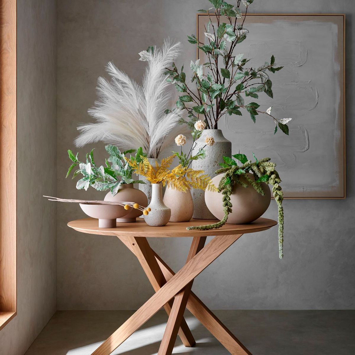 CRATE & BARREL - Florero Full Moon en Terracota 20 cm x 22 cm 