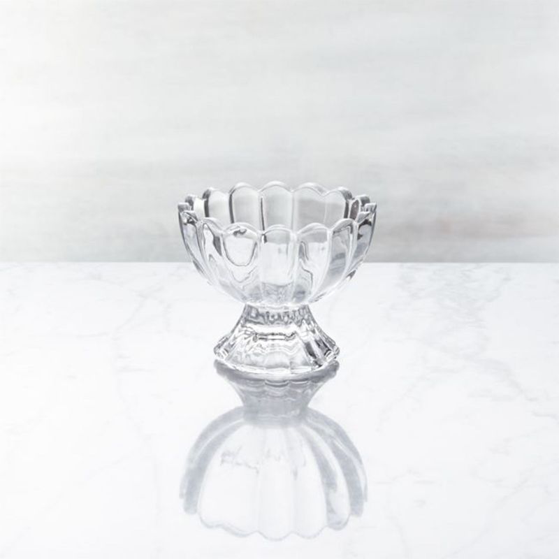 CRATE & BARREL - Bowl Tulipán Vidrio 9 x 9 cm