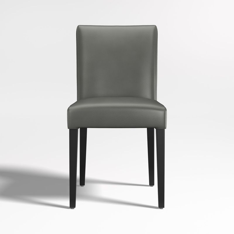 CRATE & BARREL - Silla de comedor Lowe en Cuero