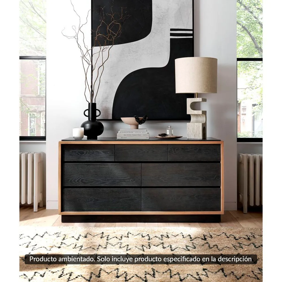 CRATE & BARREL - Florero Merriman en Terracota 33 cm x 22 cm 