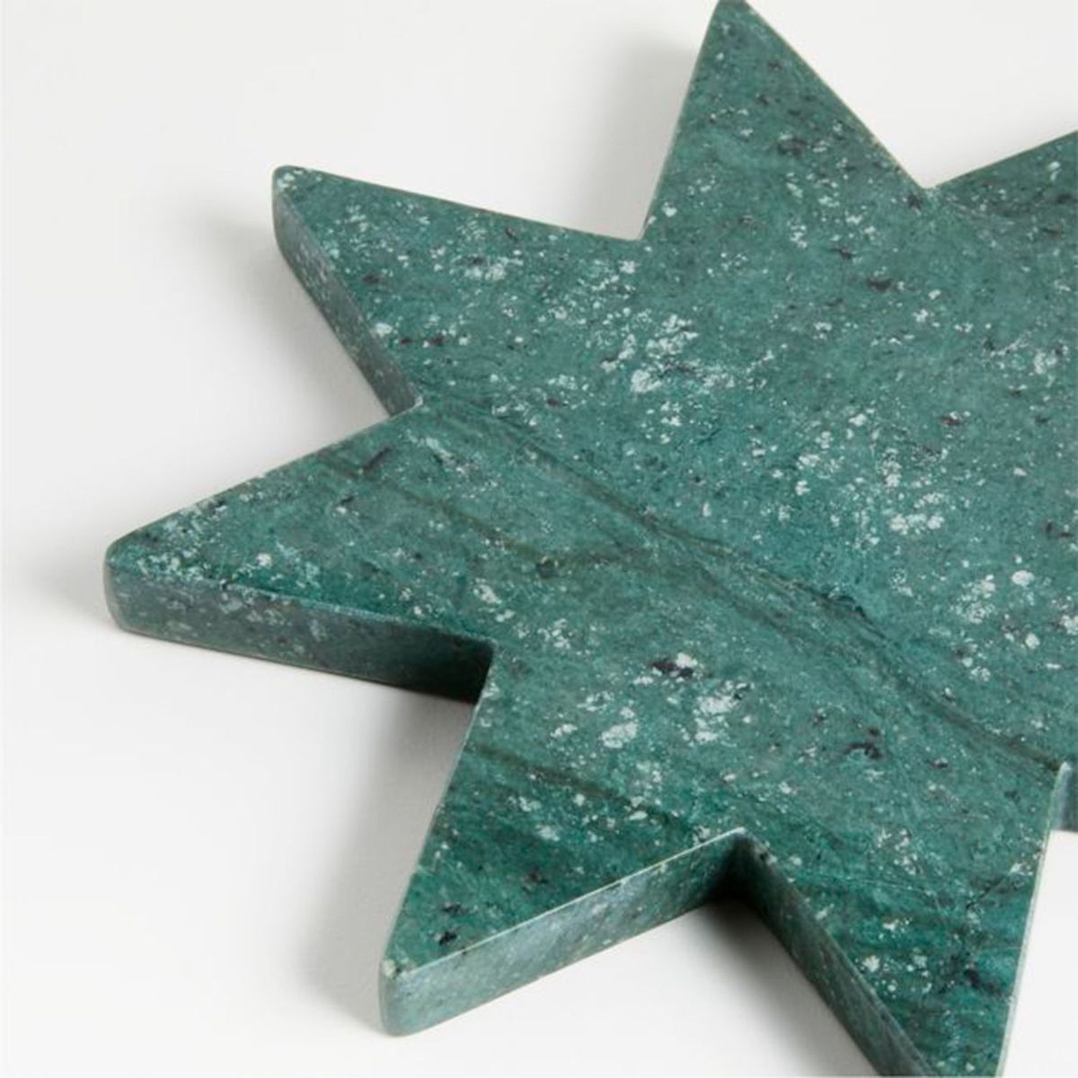 CRATE & BARREL - Portacalientes Green Marble en Mármol  