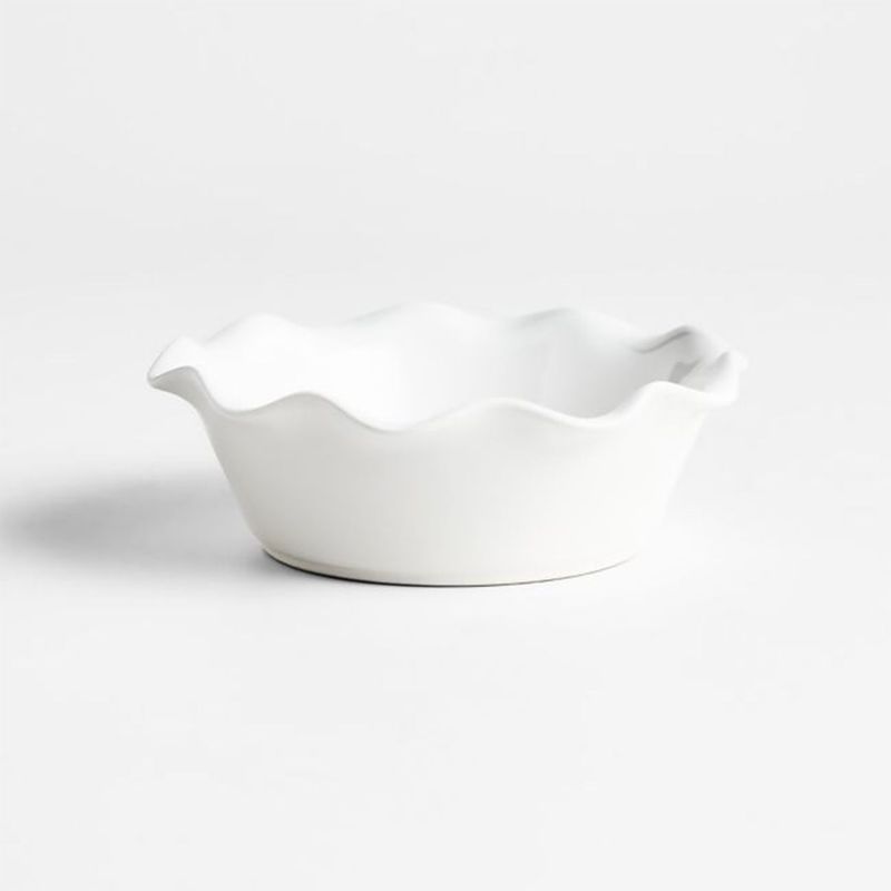CRATE & BARREL - Refractaria Ruffle en Gres 17 cm