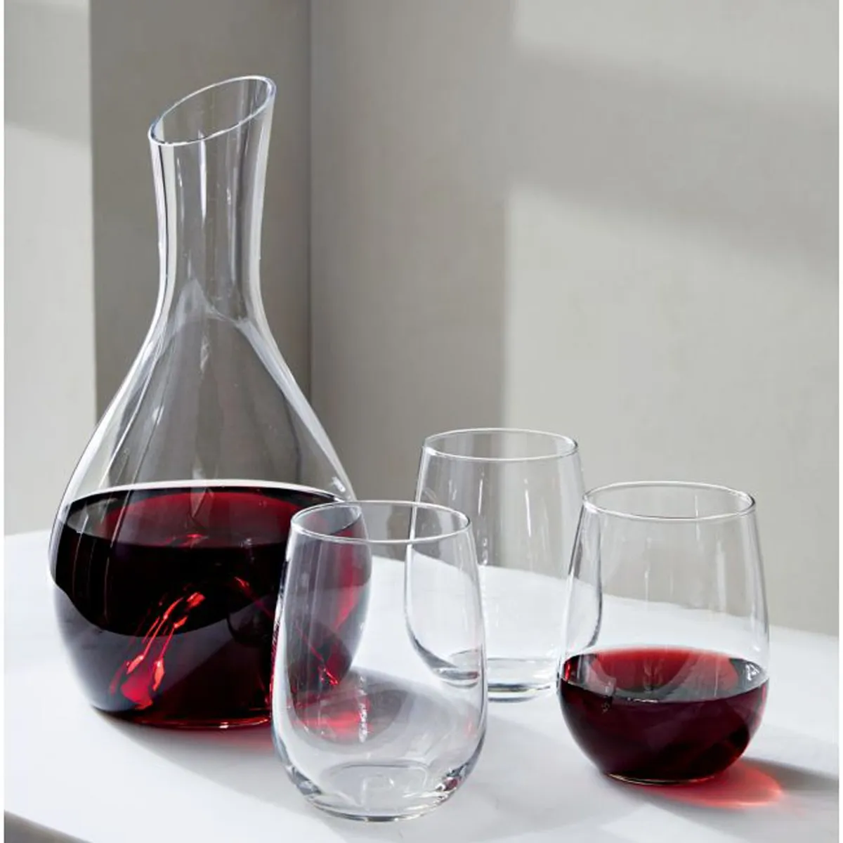 CRATE & BARREL - Copa de Vino Aspen en Vidrio sin Tallo 502 ml
