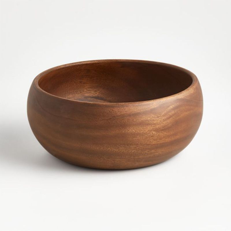 CRATE & BARREL - Bowl de Servir Tondo en Madera 27 cm