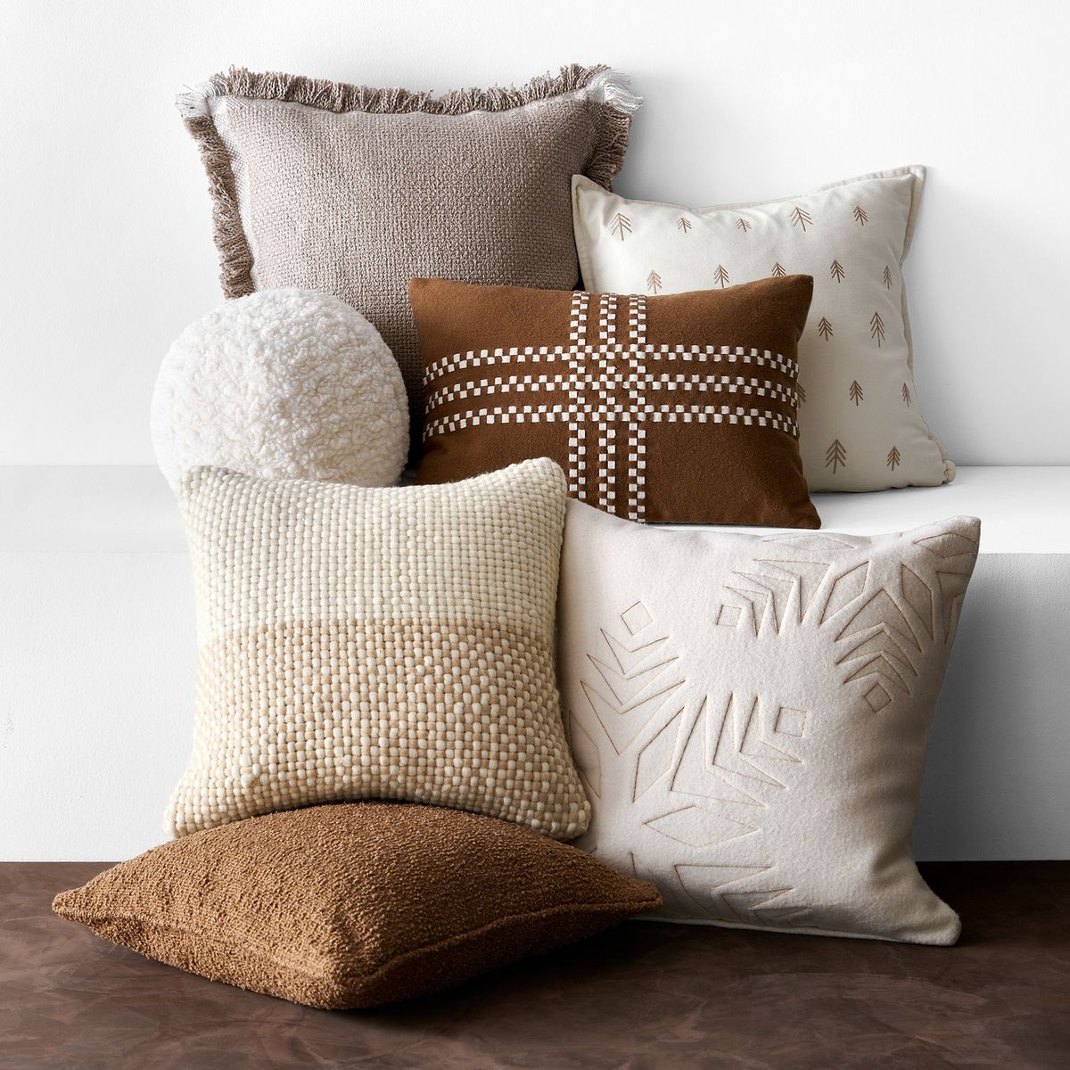 CRATE & BARREL - Funda de cojín Weekend 58 cm x 58 cm