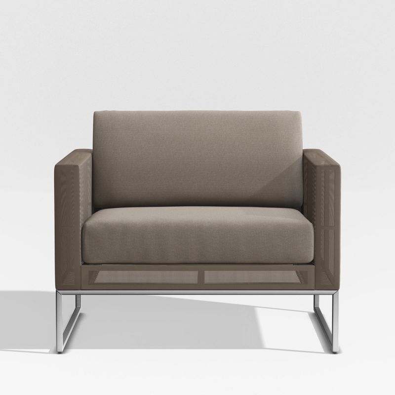 CRATE & BARREL - Poltrona Dune Gris 