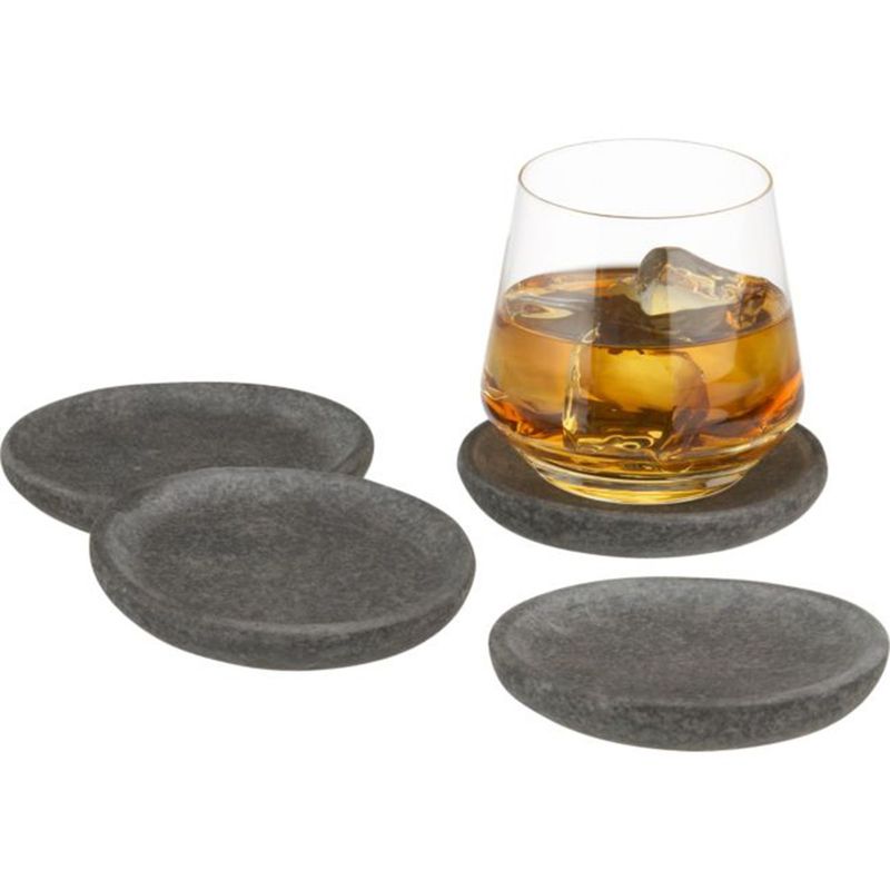 CRATE & BARREL - Portavasos Cole en Loza Set x 4