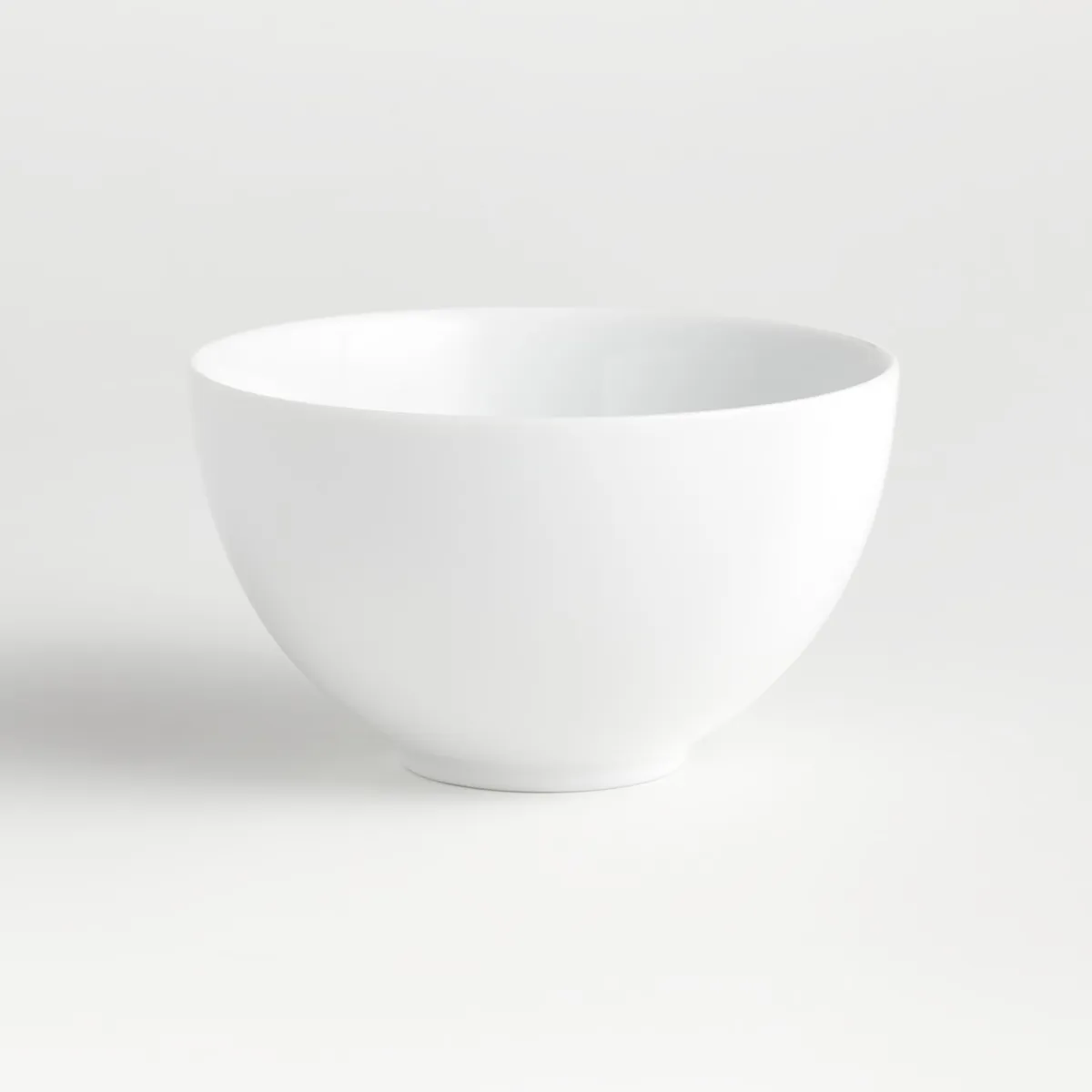 CRATE & BARREL - Bowl Bistro Blanco en Porcelana 15 cm
